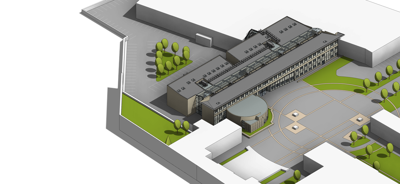 Maquette numérique d'un établissement tertiaire d'enseignement