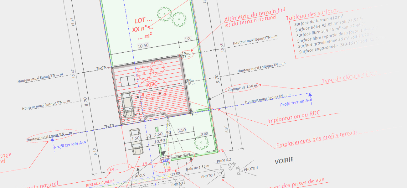 Étude de faisabilité pour une construction de maison